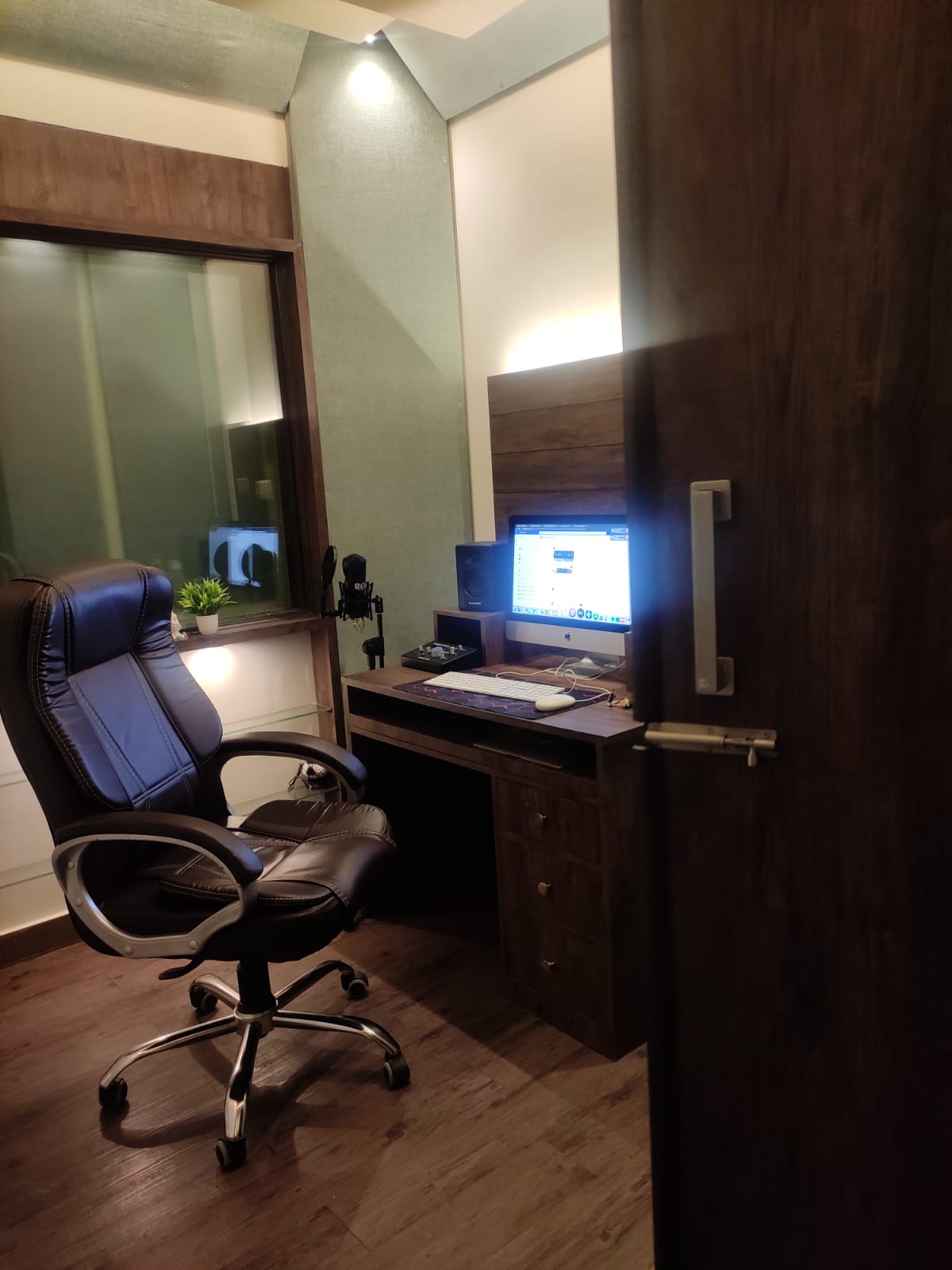 VoiceWalla recording studio — broadcast equipment